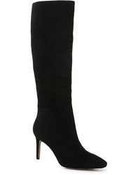 vince camuto suede thigh high boots