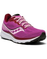 Saucony Ride 14 Running Shoes in Lilac (Purple) | Lyst