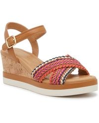 Crown Vintage - Wide Width Veronia Wedge Sandal - Lyst