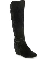 anne klein ally wedge boot