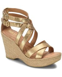 born roald wedge sandal