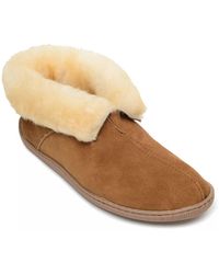 Minnetonka - Wide Width Sheepskin Collar Boot - Lyst