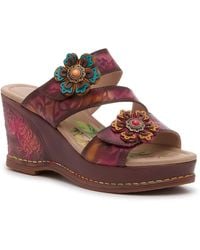 L'ARTISTE - Bleekerl Wedge Sandal - Lyst