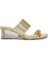 Anne Klein Gigi Wedge Sandal - Metallic