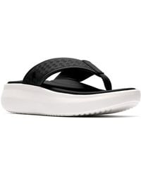 Clarks - Cloudsteppers Solevana Post Sandal - Lyst