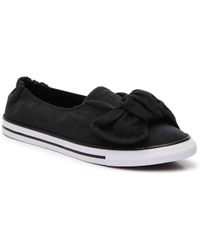 black converse ballet pumps