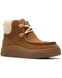 Clarks - Mykah Izzy Dark Tan Suede 8.5 Medium - Lyst