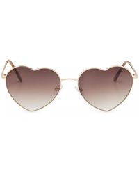 Kelly & Katie - Loveletter Heart Sunglasses - Lyst