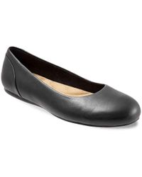 sonoma leather ballet flats
