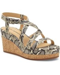 lucky brand women's gwyndolin wedge sandals
