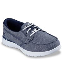 Skechers - Wide Width Onthego Flex Ashore Boat Shoe - Lyst