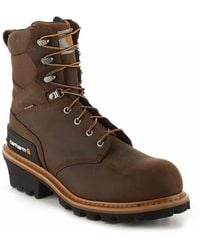 Carhartt - Wide Width Logger 8Inch Work Boot - Lyst