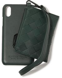Bottega Veneta - Woven Leather Iphone X Case & Wristlet - Lyst