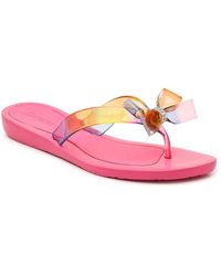 guess bow tie flip flops