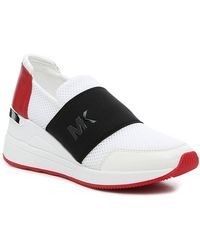 felix scuba and embossed leather sneaker