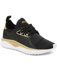 puma tsugi black and gold