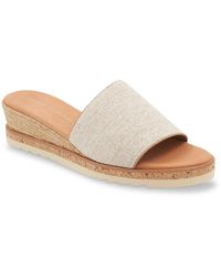 Andre Assous - Nessie Wedge Sandal - Lyst