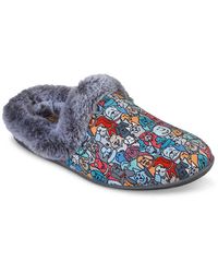sketchers memory foam slippers