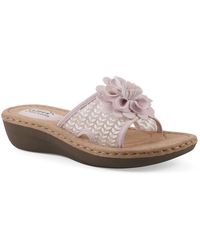 White Mountain - Wide Width Chill Wedge Sandal - Lyst