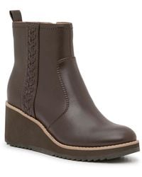 Earth - Camryn Wedge Bootie - Lyst