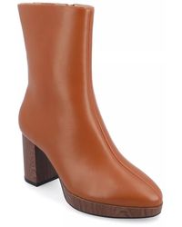 Journee Collection - Romer Platform Bootie - Lyst