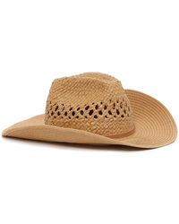 Crown Vintage - Straw Cowboy Hat - Lyst