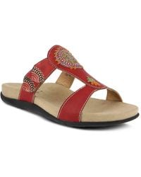 Lyst - Vaneli Renke Wedge Sandal in Metallic Spring Step - Myrtle Sandal - Lyst