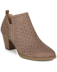 steve madden jillian bootie taupe