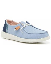 HEYDUDE - Wendy Chambray Slipon Sneaker - Lyst