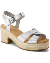 TOMS - Isla Espadrille Platform Sandal - Lyst