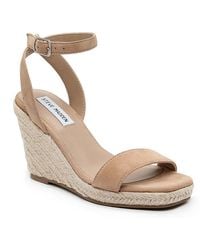 Natural Wedge sandals for Women | Lyst