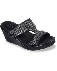 Skechers Wedge sandals for Women | Online Sale up to 25% off | Lyst