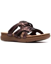 Clarks - April Rae Wedge Sandal - Lyst