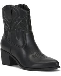 Crown Vintage - Avery Western Bootie - Lyst