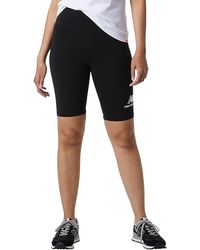 New Balance Nb Essentials Stacked Fitted Short - Black