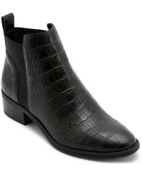 dolce vita stacked heel suede ankle booties