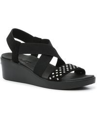 Skechers Wedge sandals for Women | Online Sale up to 58% off | Lyst