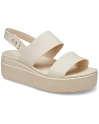 Crocs™ - Brooklyn Low Wedge Sandal - Lyst