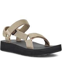 black platform tevas