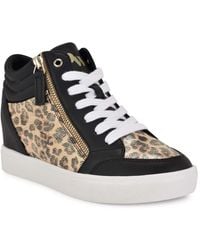 Nine West - Tons High Top Hidden Wedge Sneakers - Lyst