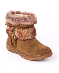 Minnetonka - Everett Bootie - Lyst