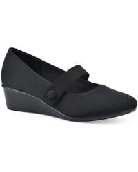 White Mountain - Wide Width Brightly Wedge Pump - Lyst