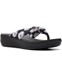 Clarks - Cloudsteppers Arla Glison Wedge Sandal - Lyst