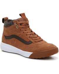 high top brown vans