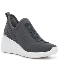 DKNY - Keeva Wedge Sneaker - Lyst