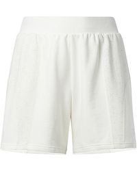 Reebok Classics Varsity Plus Size High-rise Shorts - White