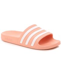 adidas slippers pink