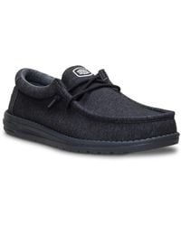 HEYDUDE - Wide Width Wally Stretch Jersey Slipon - Lyst