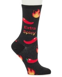 Socksmith - Extra Spicy Crew Socks - Lyst