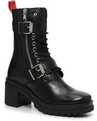 charles by charles david clout leather combat boots